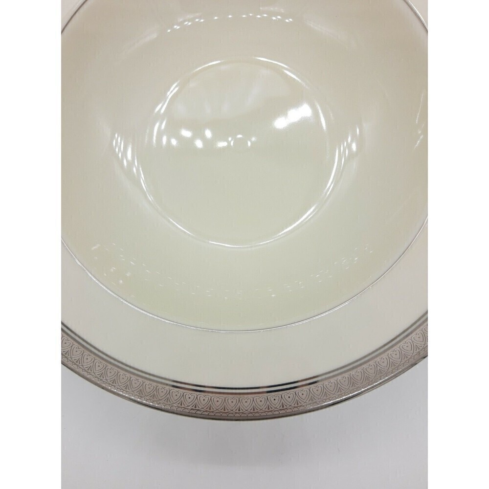 Mikasa Palatial Platinum 10" Serving Round Vegetable Bowl L3235 - Picture 5 of 7